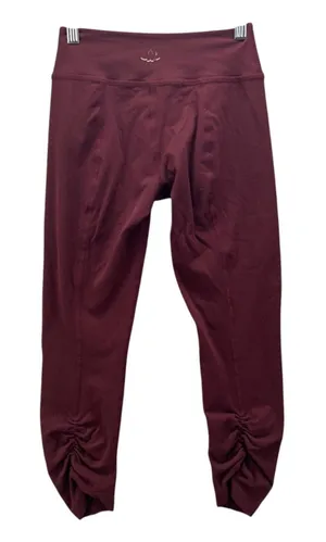 Beyond Yoga Ruched‎ Leggings Maroon Small thumbnail 1