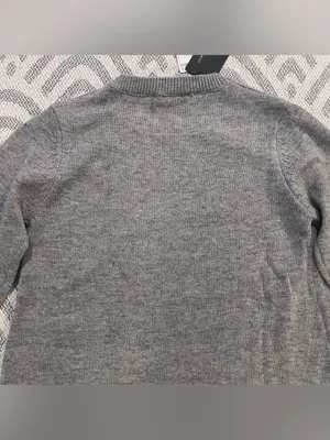 ZARA WOMAN Grey High-Low Knit Sweater NWT thumbnail 6