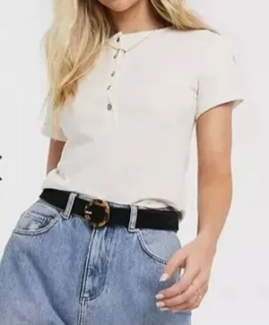 Free People movement what’s up white Henley size xs thumbnail 1