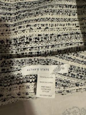 Altard state black and white skirt thumbnail 4