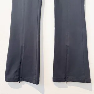 Daily Practice Pants Size‎ S Gray Flare Zipper Pull On Model Off Duty Minimalist thumbnail 7