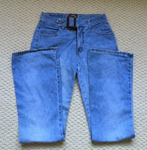 Reduced-Paris Blue Vintage jeans,Sz 3.Great Shape! thumbnail 1