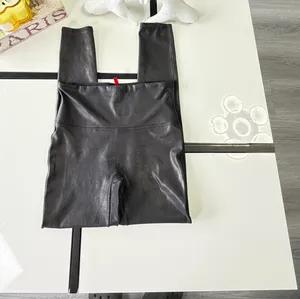 Spanx Faux Leather Leggings - Medium Petite (M/P) - Metallic Black🎀 thumbnail 8