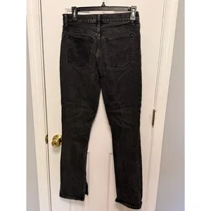Abercrombie Black Indie Sleaze Grunge The Skinny High Rise Jeans Y2K 27/4 thumbnail 5