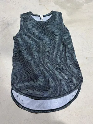 Lululemon high neck split hem run tank top 2 thumbnail 1