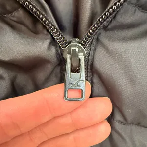 Hollister Y2K Winter Filled Puffer Coat Zip Front Hooded Belted Black Medium thumbnail 3