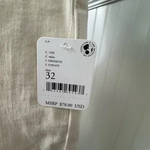 NWT Free People Penny Pull on Flare Jeans ~ White~ size 32 🤍 thumbnail 11