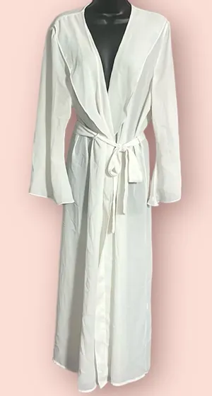 Victoria’s Secret VINTAGE Medium White Robe Gold Label thumbnail 1