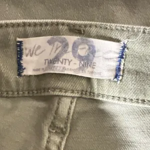 FREE PEOPLE We the Free High-Waisted Skinny Jeans Olive Green Size 29 thumbnail 4