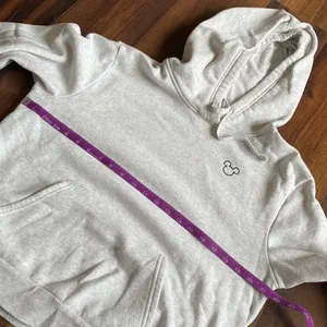4/$20 H&M Disney Mickey Mouse Hoodie Light Gray Slim Fit thumbnail 7