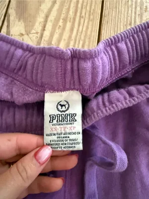 Victoria's Secret PINK Purple Sweat Shorts size xs thumbnail 2