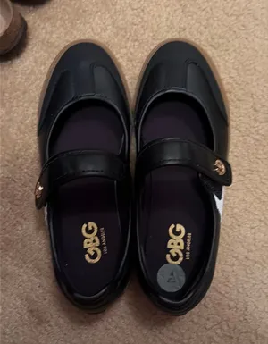 Black ballet flat sneakers Size 7 thumbnail 1