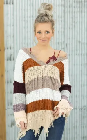 Striped Sweater Multi Size M thumbnail 1