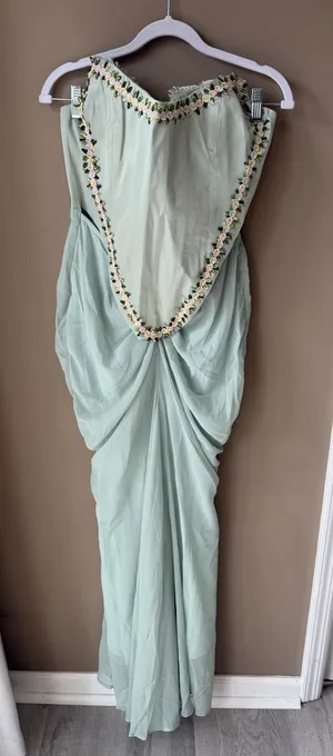 Corset dress Green Size L thumbnail 1