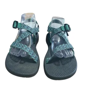 Chaco Adjustable Strappy Hiking Sandals Green/Black/Blue Women’s Size 11 thumbnail 3