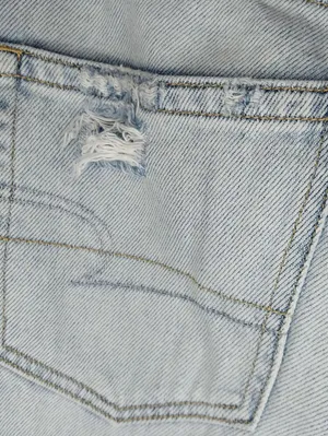 American Eagle Outfitters High-Rise Light Wash Y2K 90's Style Mom Jeans thumbnail 9