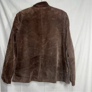 Bob Mackie Suede Wearable Art Jacket Embroidered thumbnail 5
