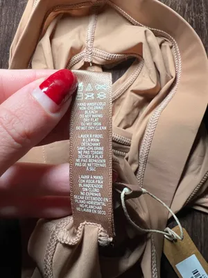 NWT Skims Jelly Sheer Scoop Neck Bralette in Sienna thumbnail 8