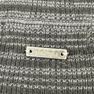 prAna Women Black Gray Striped Wool‎ Blend Funnel Neck Sweater Dress Small thumbnail 11