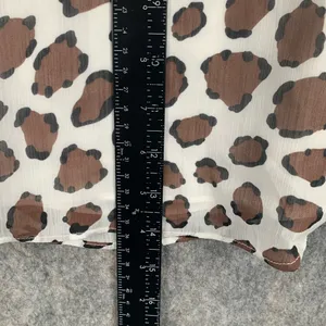 Buddy Love ATHENA FLOWY CROPPED TANK‎ TOP MUFASA animal print NWT thumbnail 3