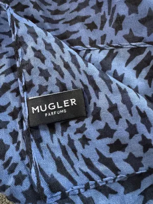 Mugler Parfumes pouch and scarf set Blue thumbnail 8