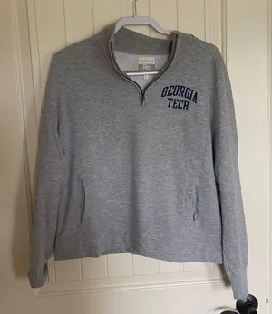 Georgia Tech Quarter Zip Size L thumbnail 1