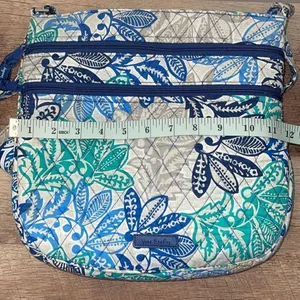 Vera Bradley Women's VBH18‎ Floral Paisley Shoulder Crossbody Bag Blue thumbnail 7