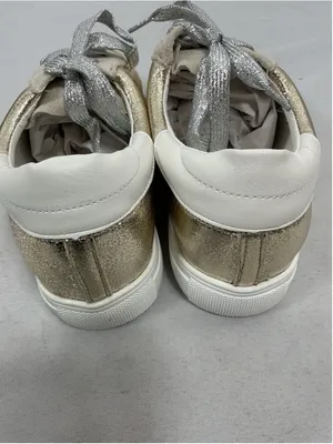 Womans New Nature Breeze Dale Lace Up 2 Tone Fashion Sneakers 8.5 Gold thumbnail 3