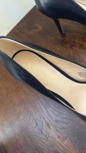 Nine West Black Pumps Leather thumbnail 2