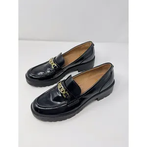 Sam Edelman Womens Shoes Black Leather Christy Loafer Buckle Slip On US 11 M thumbnail 5