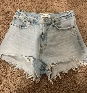 Abercrombie Denim Shorts High-Rise thumbnail 1