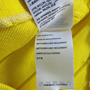 Bebe Lemon Yellow Cutout Bandage Dress Y2K Buttercup Cap Sleeve thumbnail 7