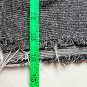 PacSun Black Denim Mini Skirt Punk Emo Goth Rocker Biker Y2K 90s Festival Sz‎ 23 thumbnail 5