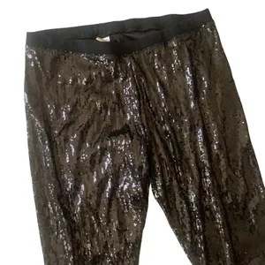Black Sequined Leggings Size M thumbnail 3