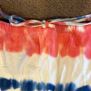 Beach Riot Women’s Red, Gold & Blue Tie Dye Sweatshirt - Size M thumbnail 3