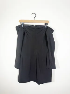 NWT Miss Circle Waiting For Tonight Off The Shoulder Blazer Mini Dress Medium thumbnail 3
