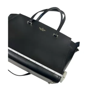 Kate Spade Patterson Drive Geraldine Satchel Black Pebbled Leather Crossbody thumbnail 12
