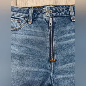 NWT Abercrombie & Fitch Annie High Rise Short 100%cotton 29/8Zipper Cut Off Blue thumbnail 14