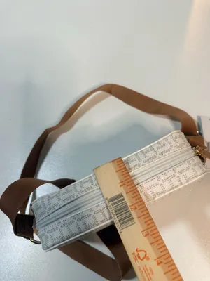 Tommy Hilfiger White Monogram Crossbody with Tricolor Stripe thumbnail 12