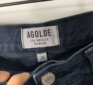 28 Riley High Rise Straight Crop Jeans Unseen Dark Wash Indigo Blue thumbnail 4