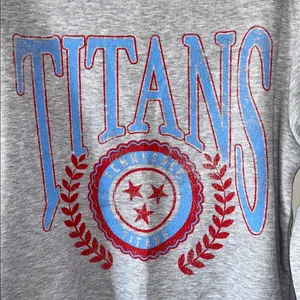 Tennessee Titans Football Season Ticket Member Womens Titans Gray Sweatshirt Med thumbnail 3
