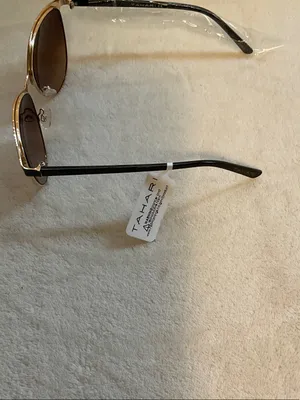 Tahari Black Frame Sunglasses with Brown Gradient Lenses thumbnail 4