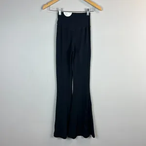 Aerie Offline Real Me Super Flare Crossover Hi-Rise Leggings Womens‎ Small Black thumbnail 9