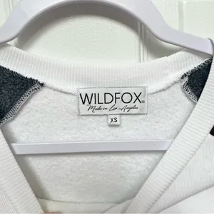 WILDFOX SNOW BUM made in LA long sleeve jumper XS thumbnail 5