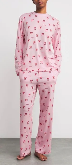 SKIMS Candy Bow Pajama Set thumbnail 1