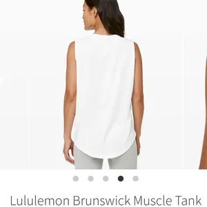 Lululemon Brunswick Muscle Tank White thumbnail 2