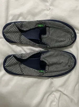 Sanuk Blue And White Striped thumbnail 2
