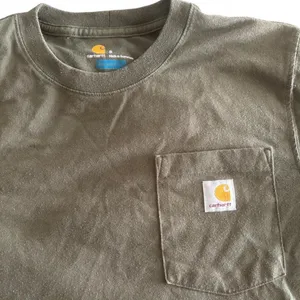 Carhartt Relaxed Fit Olive Green Pocket T-Shirt Small thumbnail 3
