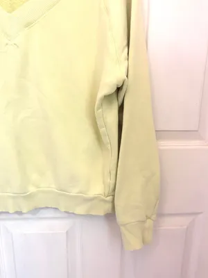 Universal Threads Boxy V-Neck Pullover Sweatshirt thumbnail 2