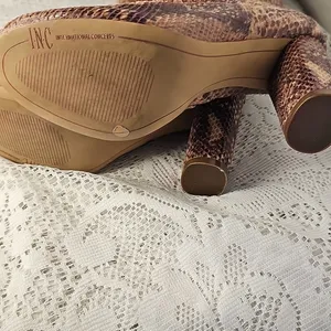 INC International Concepts Tyliee Embossed Snakeskin Over Thigh High Boots 5.5 thumbnail 6